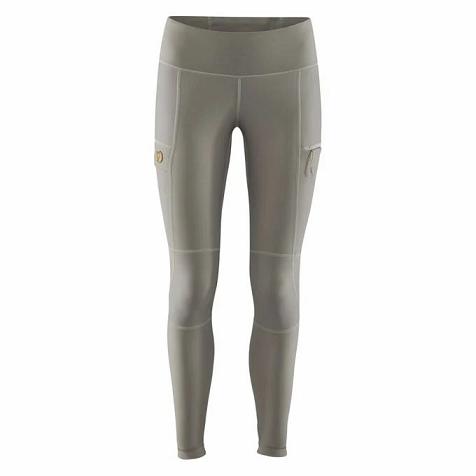 Fjallraven Abisko Trekking Tights Grey Singapore For Women (SG-719404)